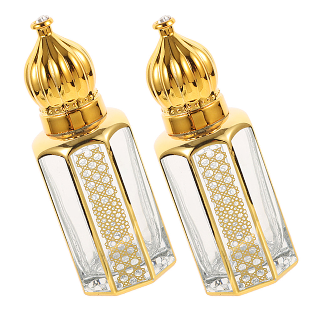 Perfume Refill Bottle - 2Pcs Essential Oil Roller Bottles Refillable