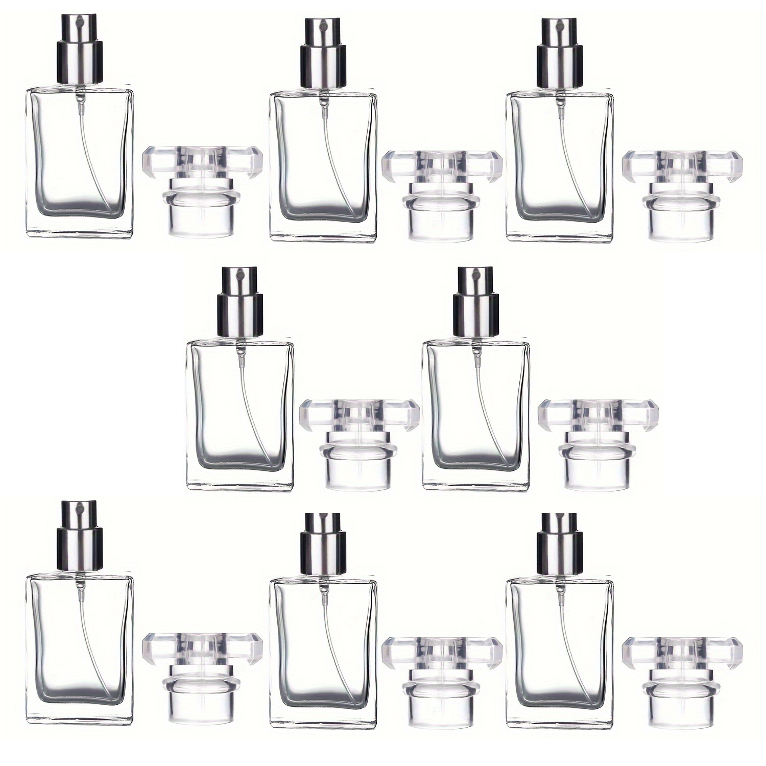 8pcs 30ml Glass Perfume Bottle - Perfume Fragrance World Qahwa บทวิจารณ์และราคา