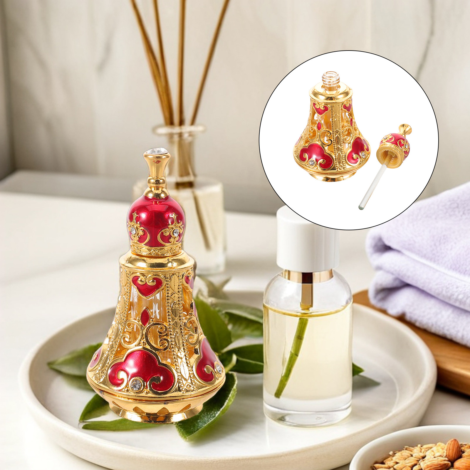Vintage Refillable Middle East - Perfume Refill Bottle บทวิจารณ์และราคา