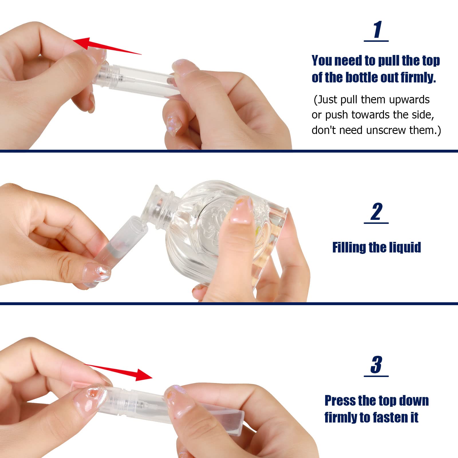10pcs 5ml mini plastic spray b - Perfume Fragrance Booster บทวิจารณ์และราคา