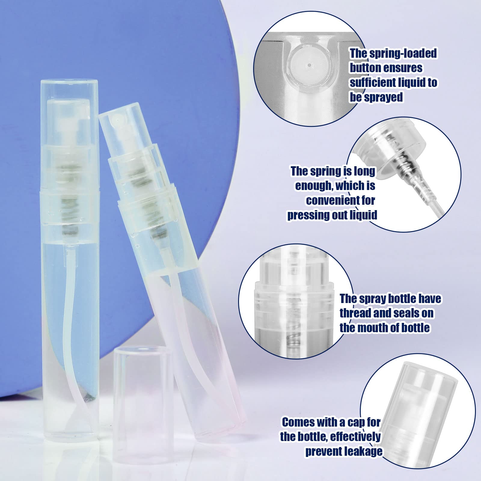 10pcs 5ml mini plastic spray b - Perfume Fragrance Booster บทวิจารณ์และราคา