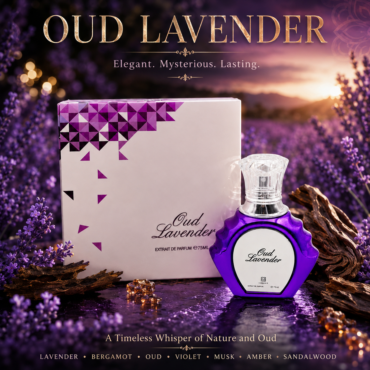 Lux Oud Lavender Extrait De Pa - Perfume Fragrance For Women บทวิจารณ์และราคา
