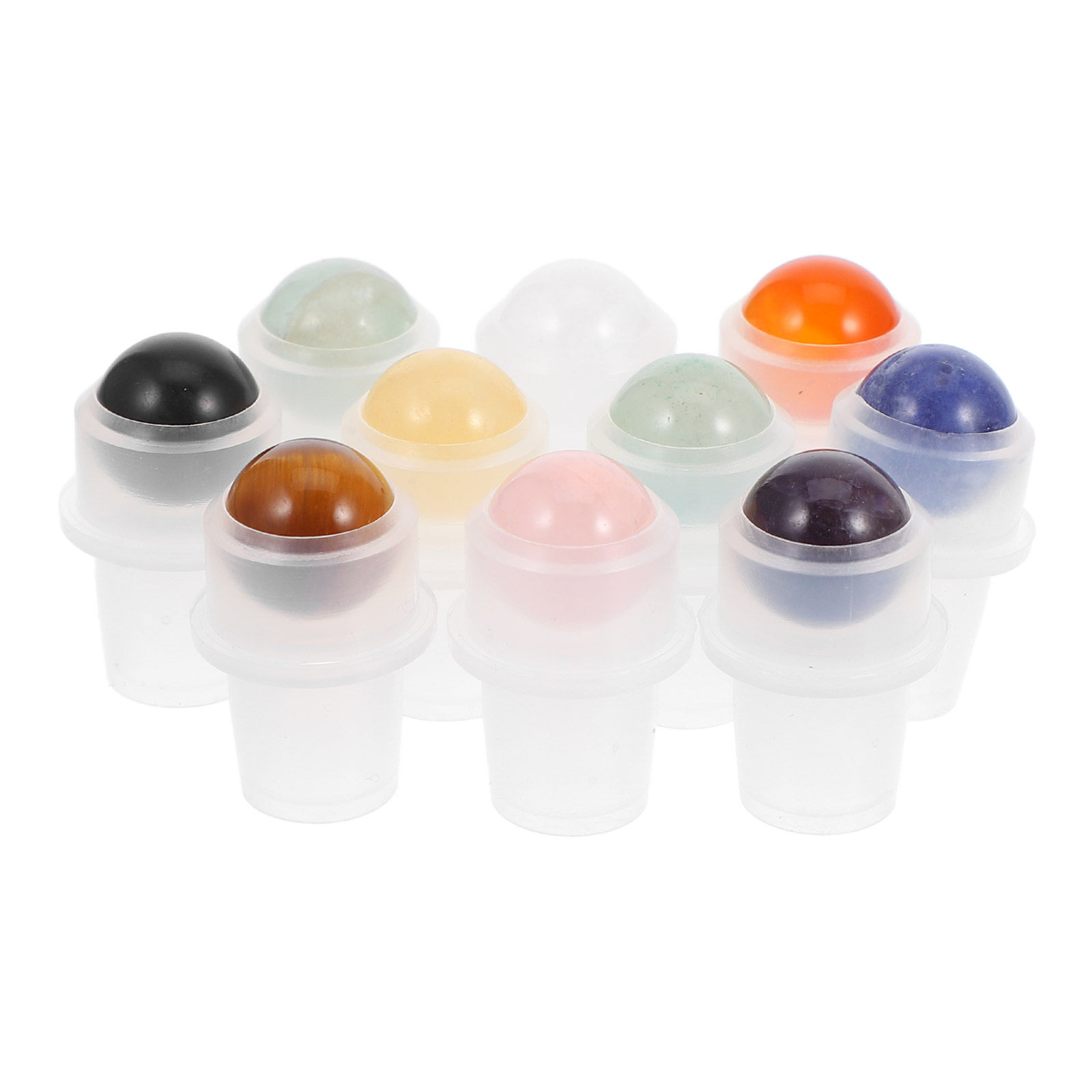 10Pcs Jade Roller Ball Inserts - Perfume Refill Bottle บทวิจารณ์และราคา