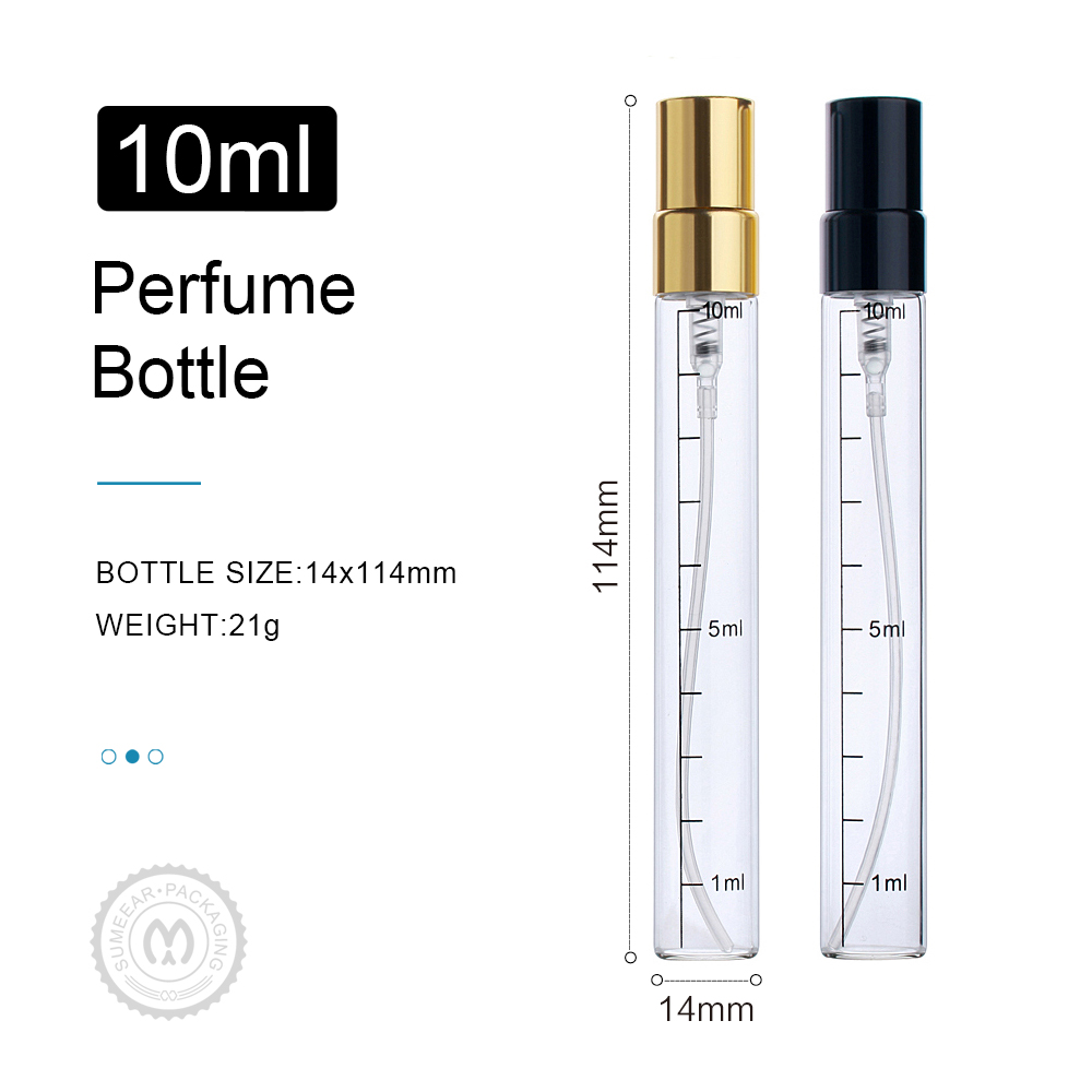 50/100pcs 10ml Fine Mist Spray - Perfume Fragrance World Qahwa บทวิจารณ์และราคา