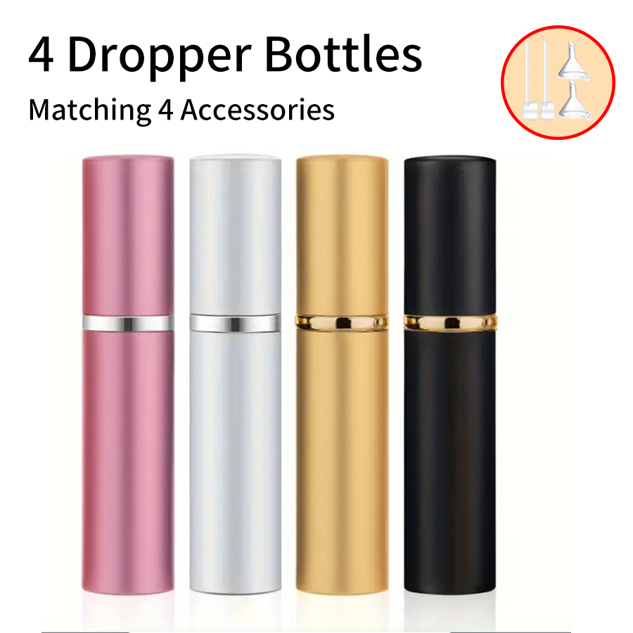 4pcs+4 Accessories 5ml Refilla - Perfume Fragrance Booster บทวิจารณ์และราคา