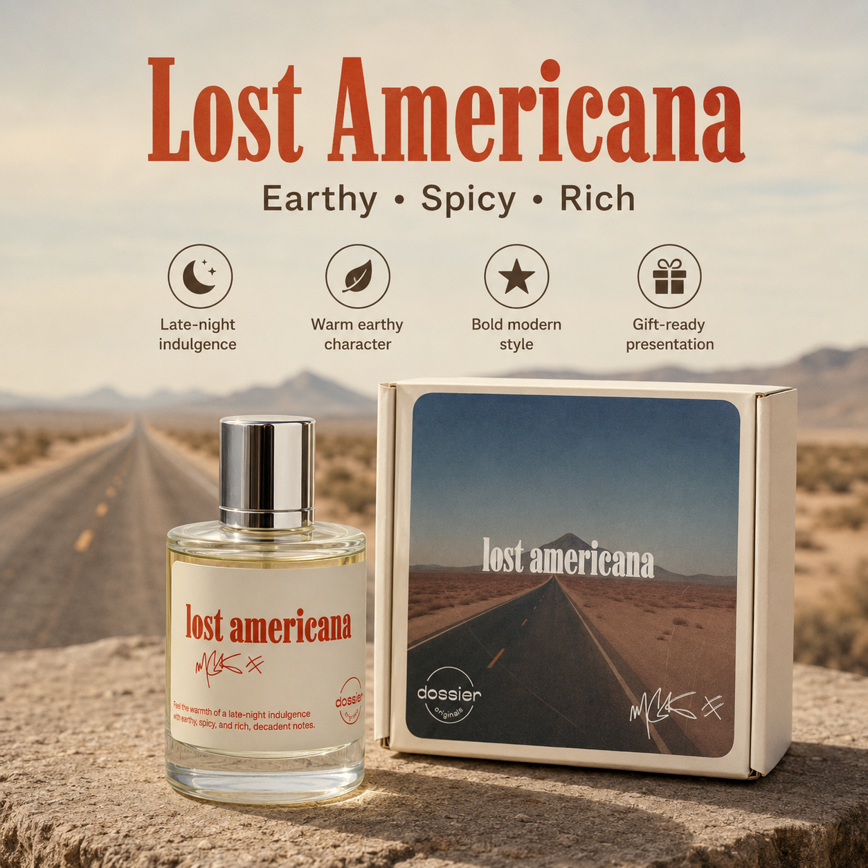 Dossier Originals - Lost Ameri - Perfume Fragrance For Women บทวิจารณ์และราคา