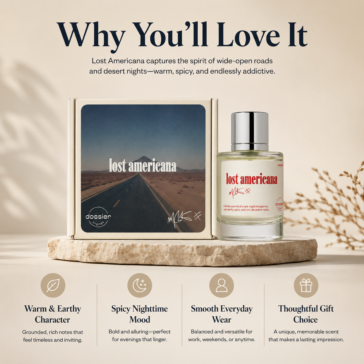 Dossier Originals - Lost Ameri - Perfume Fragrance For Women บทวิจารณ์และราคา