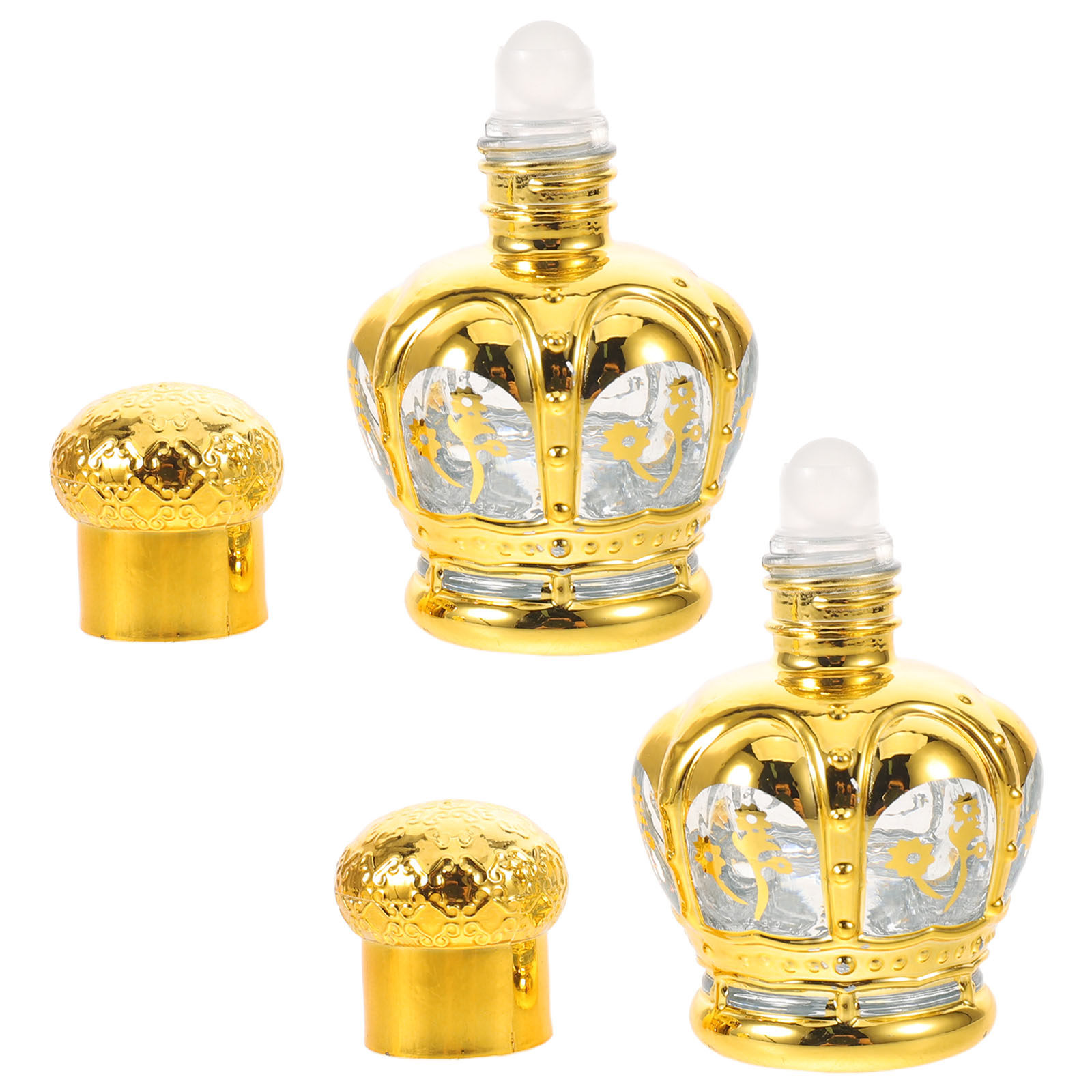 2Pcs 12Ml Clear Glass Roll on  - Perfume Refill Bottle บทวิจารณ์และราคา