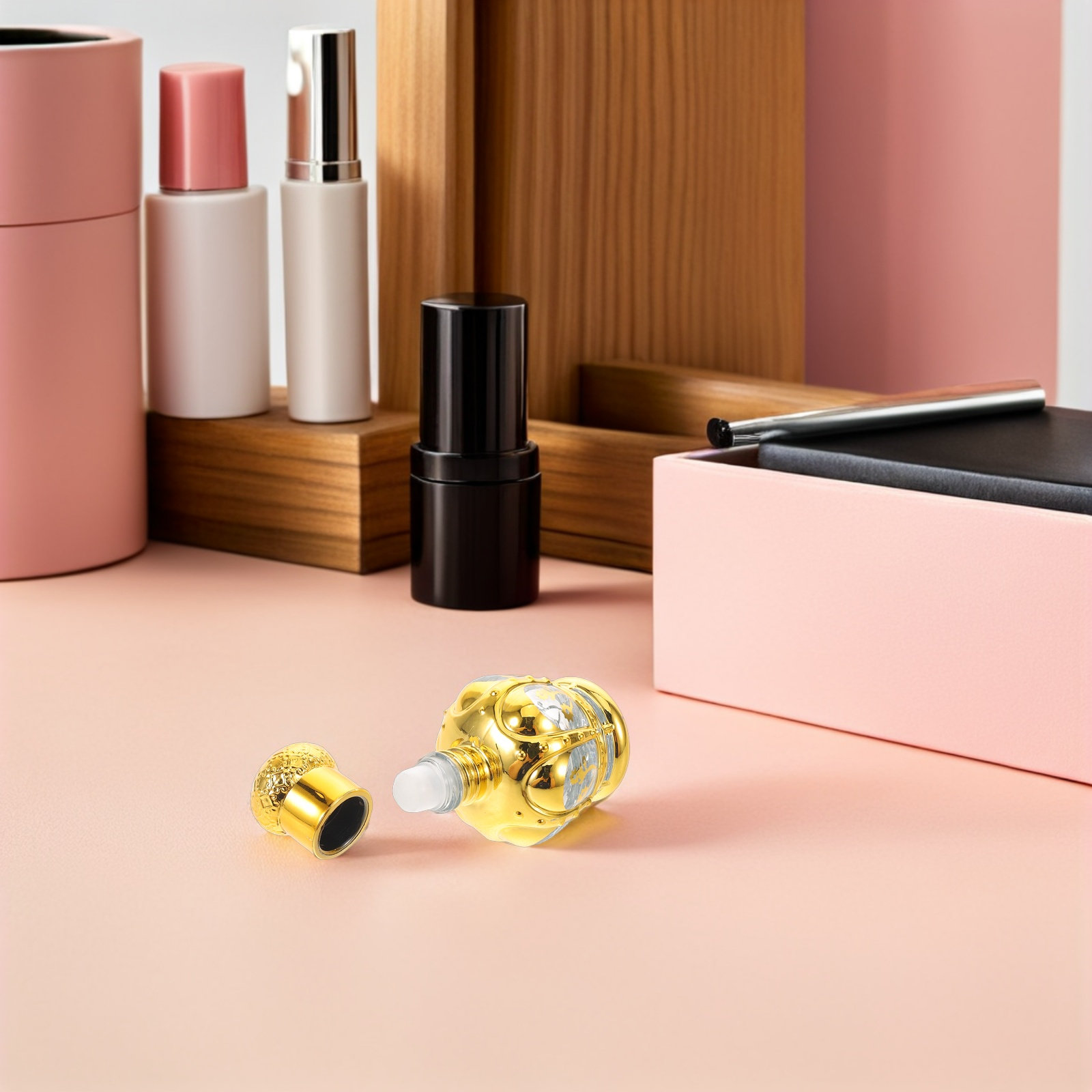 2Pcs 12Ml Clear Glass Roll on  - Perfume Refill Bottle บทวิจารณ์และราคา