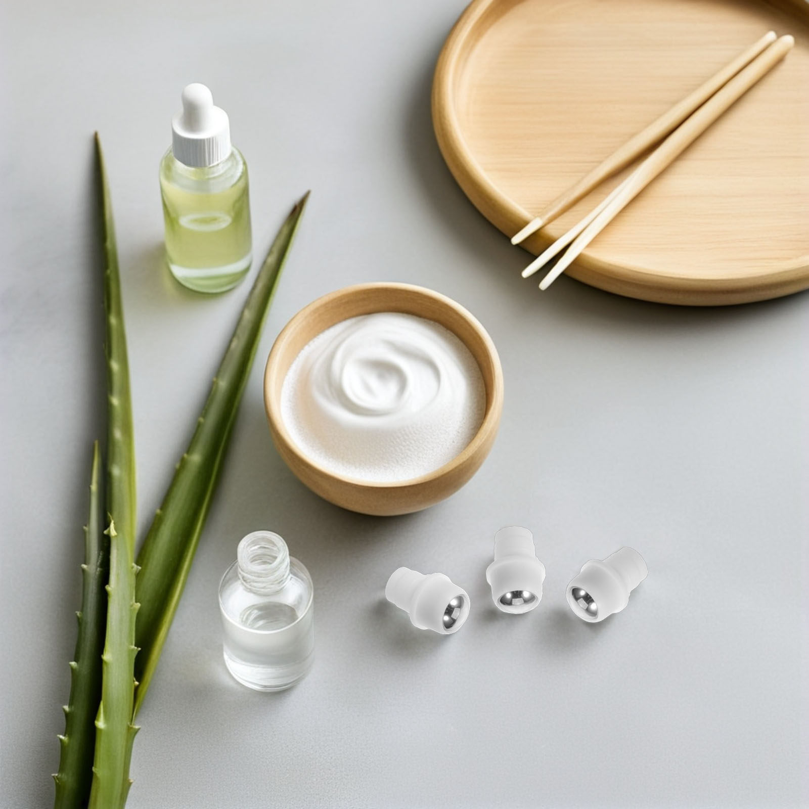 50Pcs Essential Oil Roller Bal - Perfume Refill Bottle บทวิจารณ์และราคา