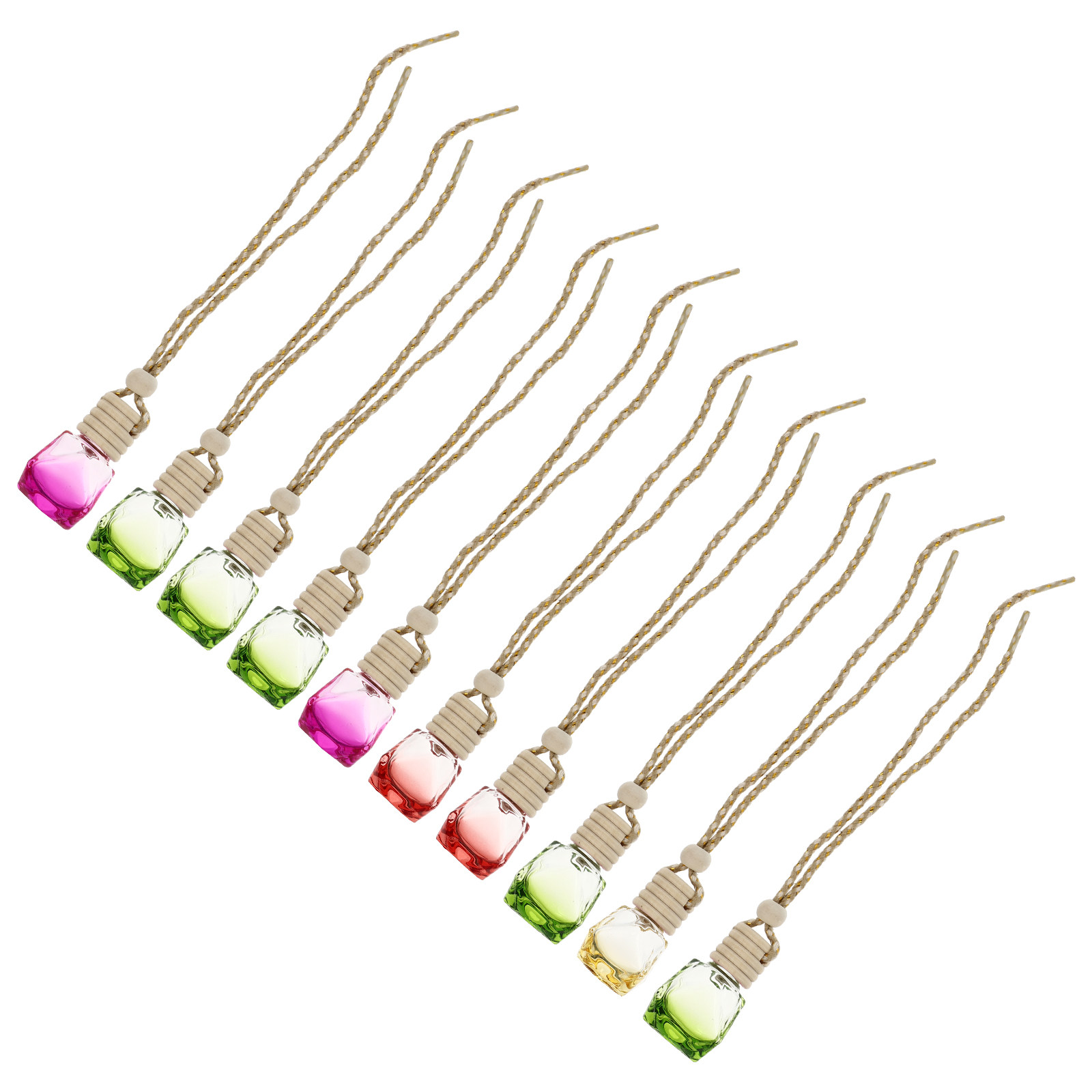 10Pcs Hanging Car Perfume Bott - Perfume Refill Bottle บทวิจารณ์และราคา