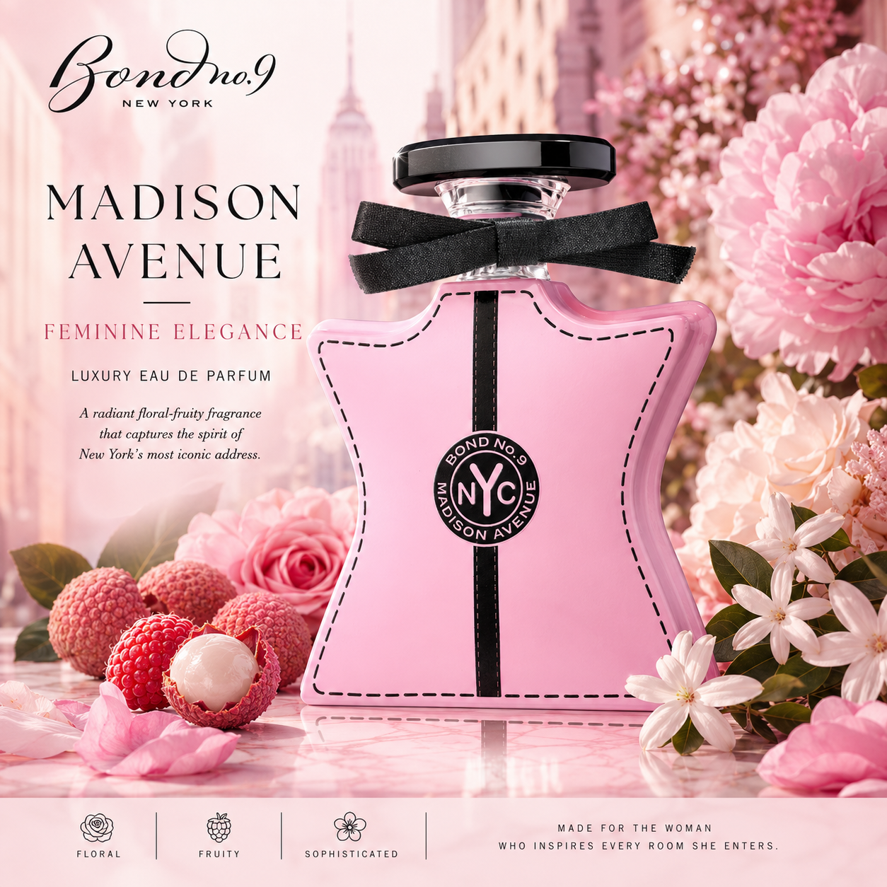 Bond No.9 Madison Avenue Eau D - Perfume Floral Fragrance บทวิจารณ์และราคา
