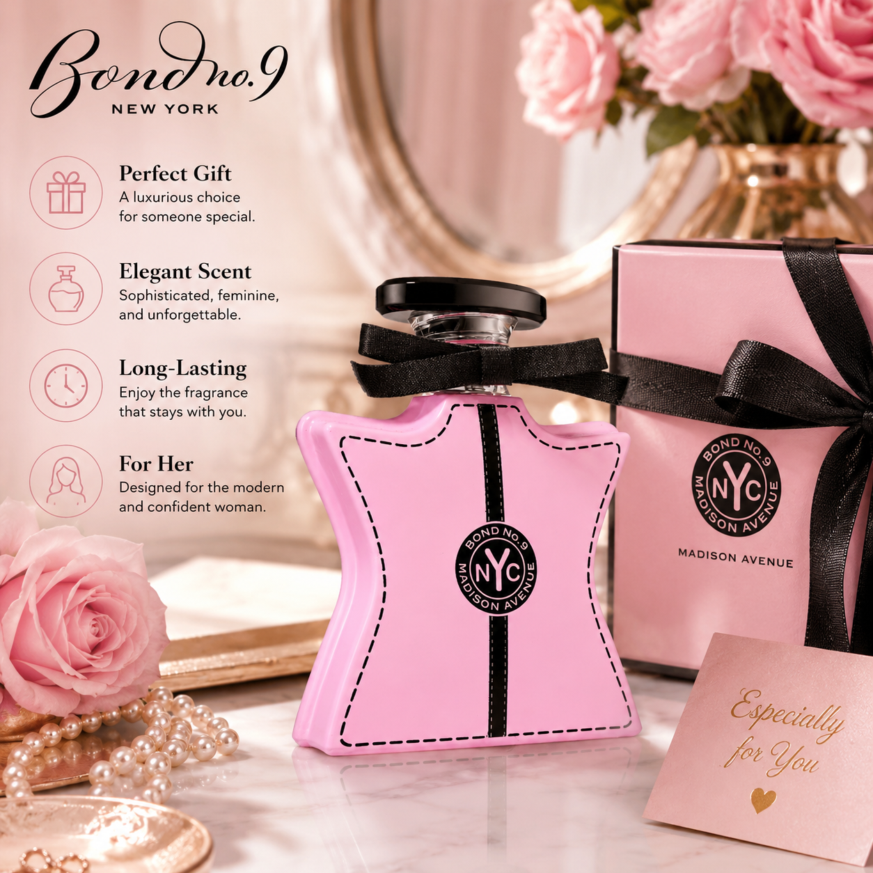 Bond No.9 Madison Avenue Eau D - Perfume Floral Fragrance บทวิจารณ์และราคา