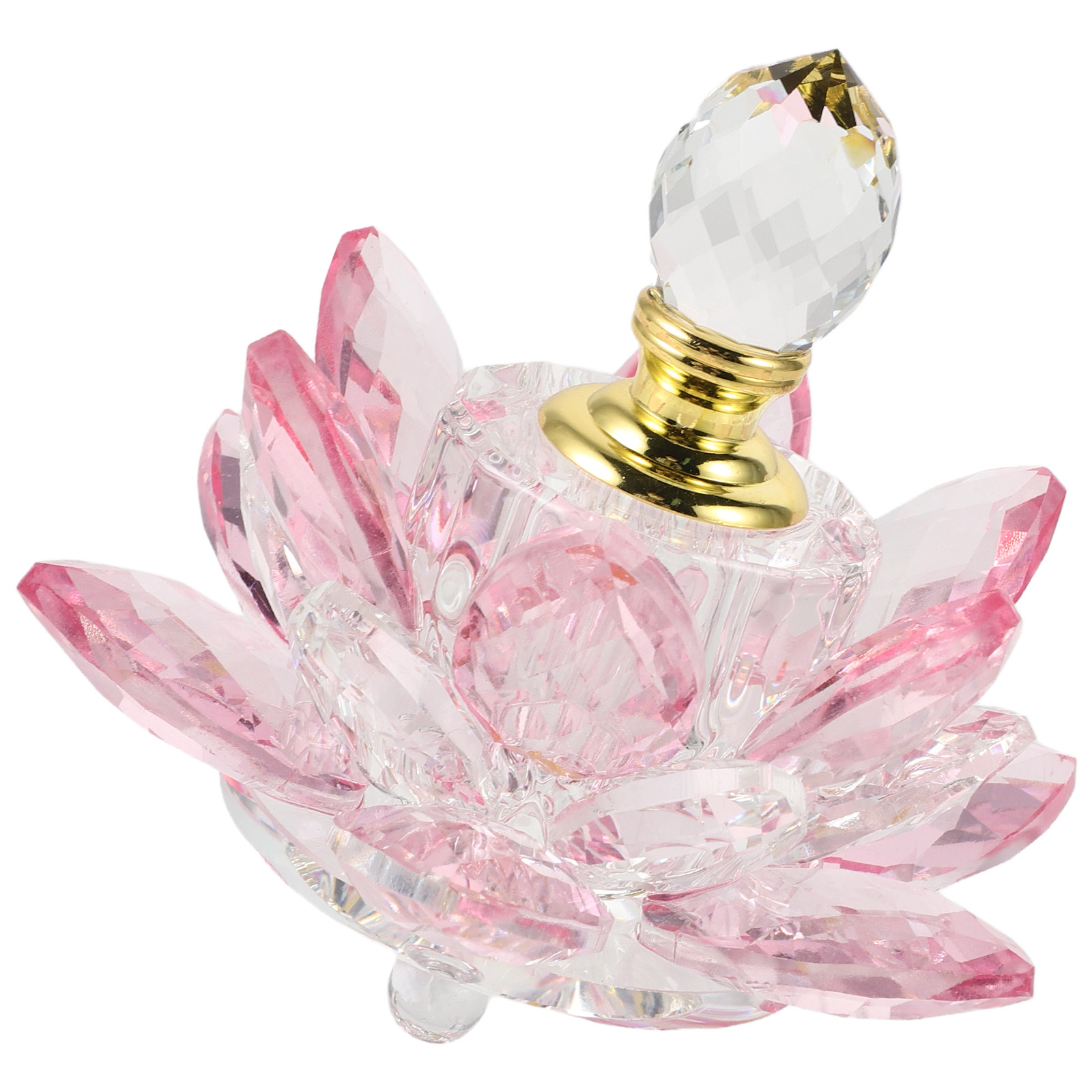 Crystal Refillable Lotus Flowe - Perfume Refill Bottle บทวิจารณ์และราคา