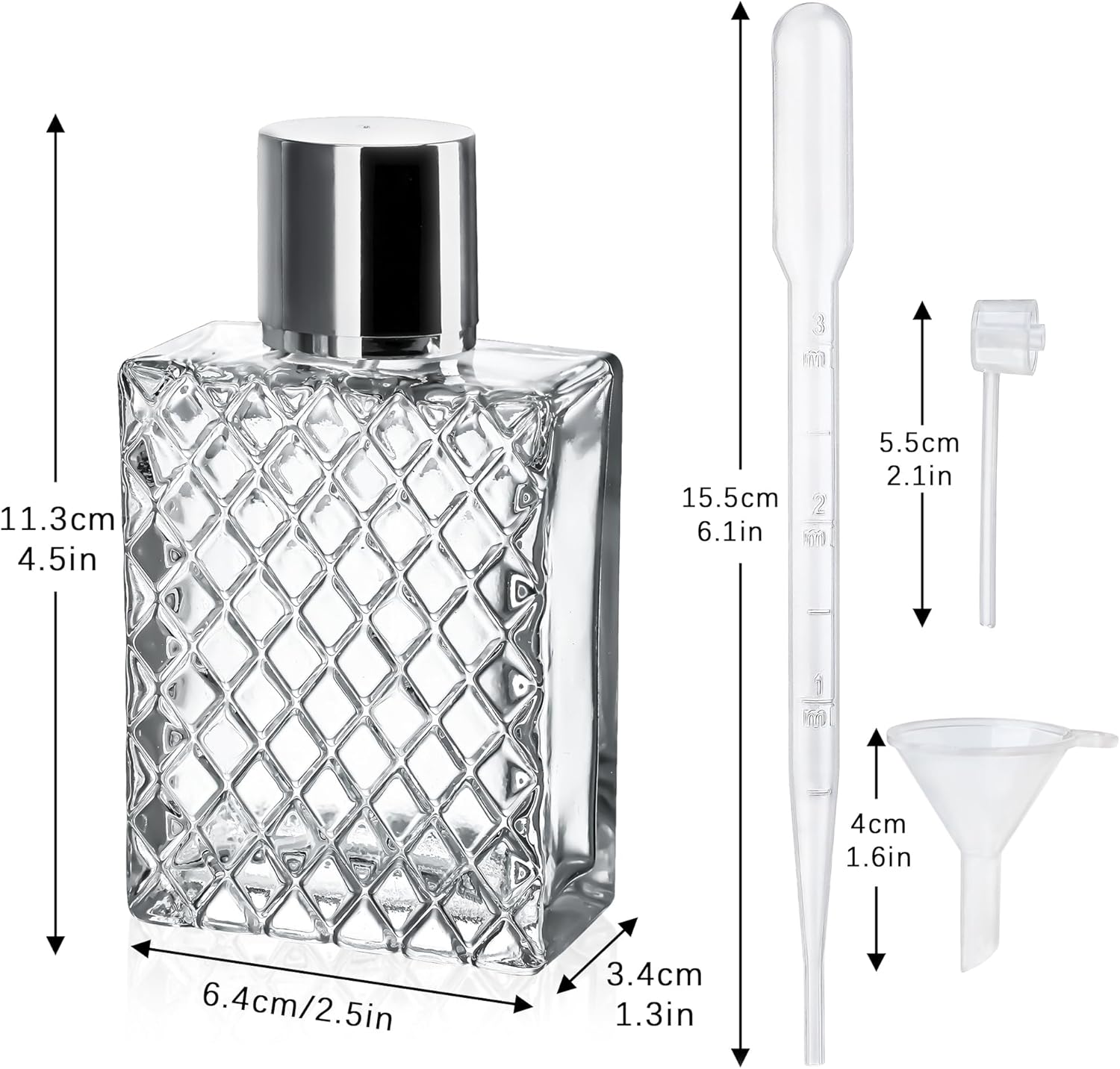 1Pc100ml Perfume Bottle Vintag - Perfume Fragrance World Qahwa บทวิจารณ์และราคา